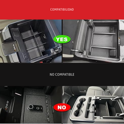 Organizador reposabrazos para Chevrolet Silverado 2023 2024