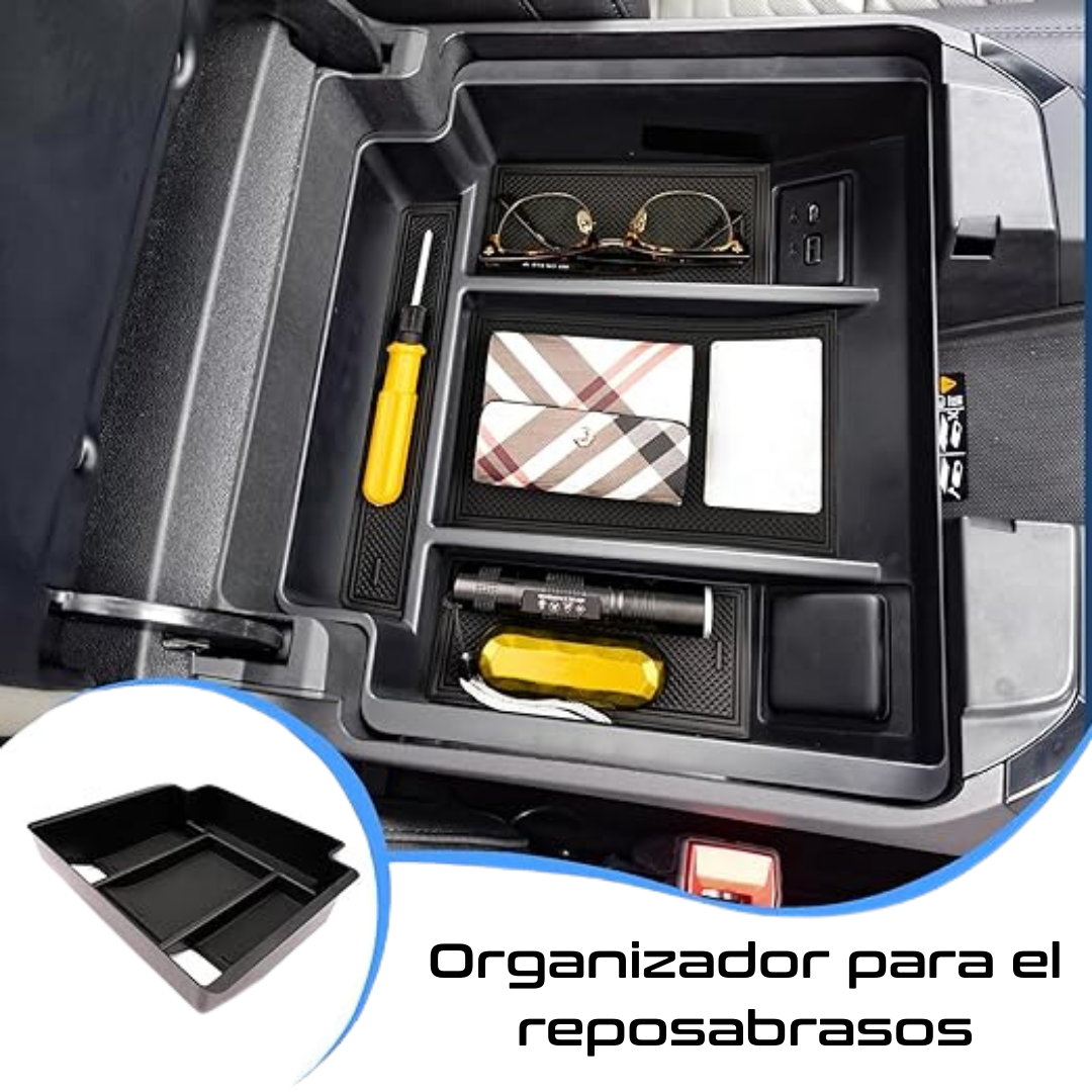 Organizador reposabrazos para Chevrolet Silverado 2023 2024