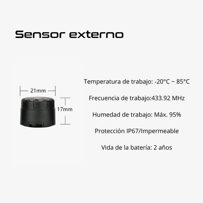 Sensores de Presión de llantas Universal