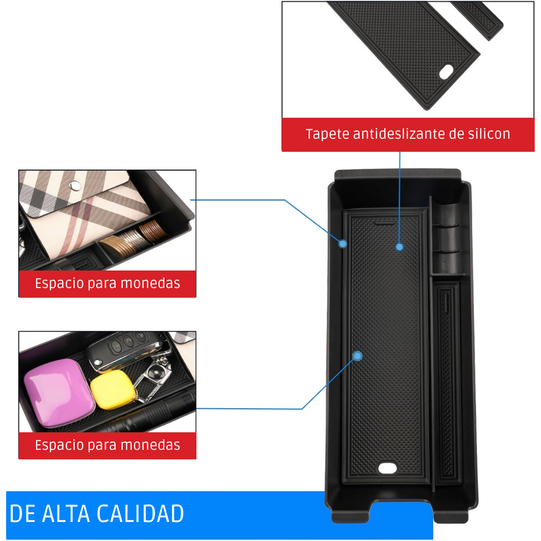 Organizador reposabrazos de Toyota Prius año 2023 2024 2025 2026
