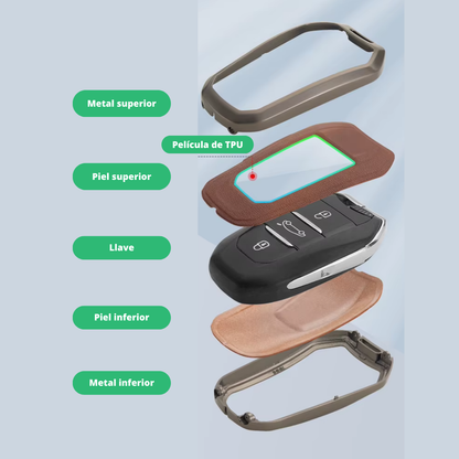 Funda de Llave Para Peugeot Rifter 2008 3008 5008 208