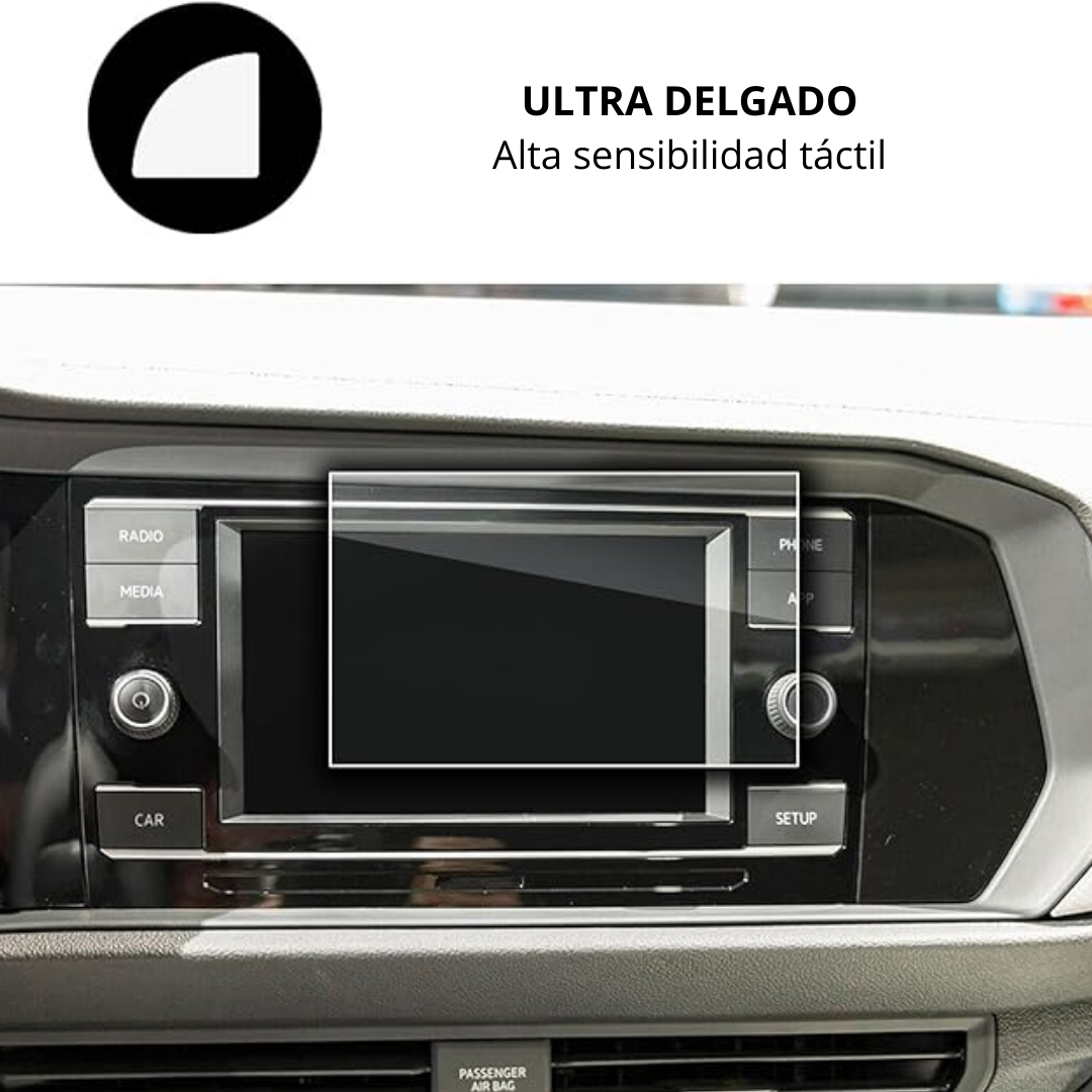 Protector Pantalla Vidrio 6.5″ Vento Jetta Tiguan 2020 2024