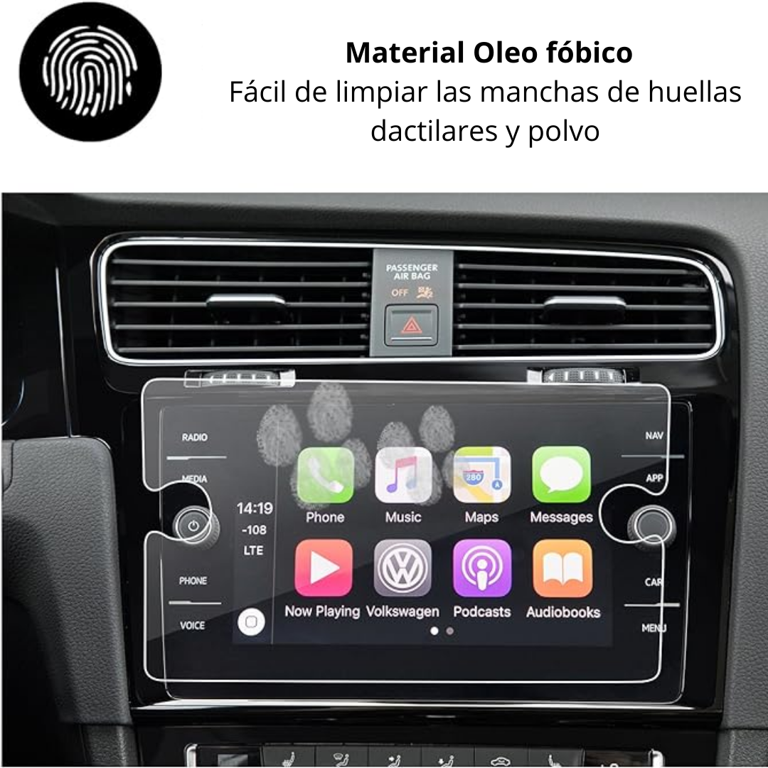 Protector Pantalla Cristal 8″ Volkswagen Tiguan 2018 - 2024