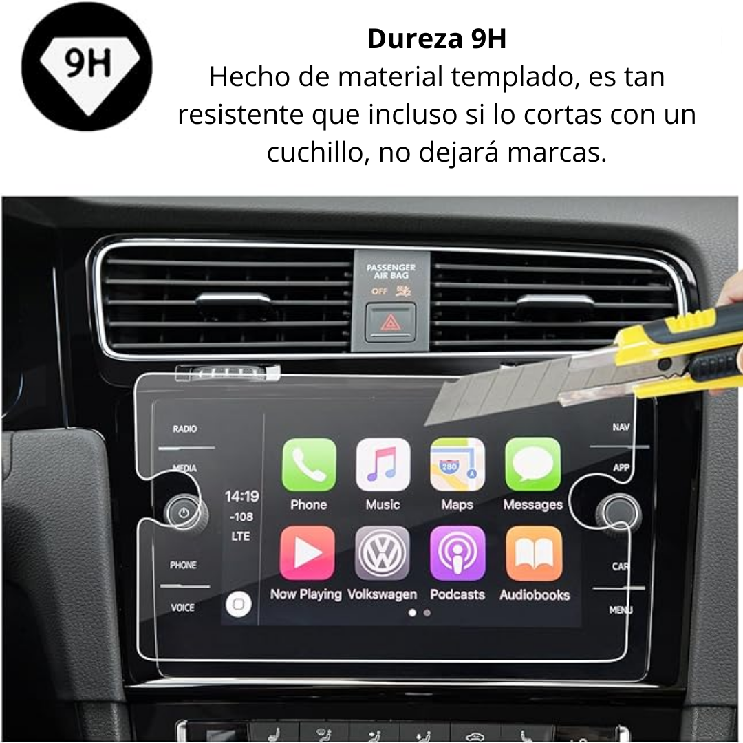 Protector Pantalla Cristal 8″ Volkswagen Tiguan 2018 - 2024