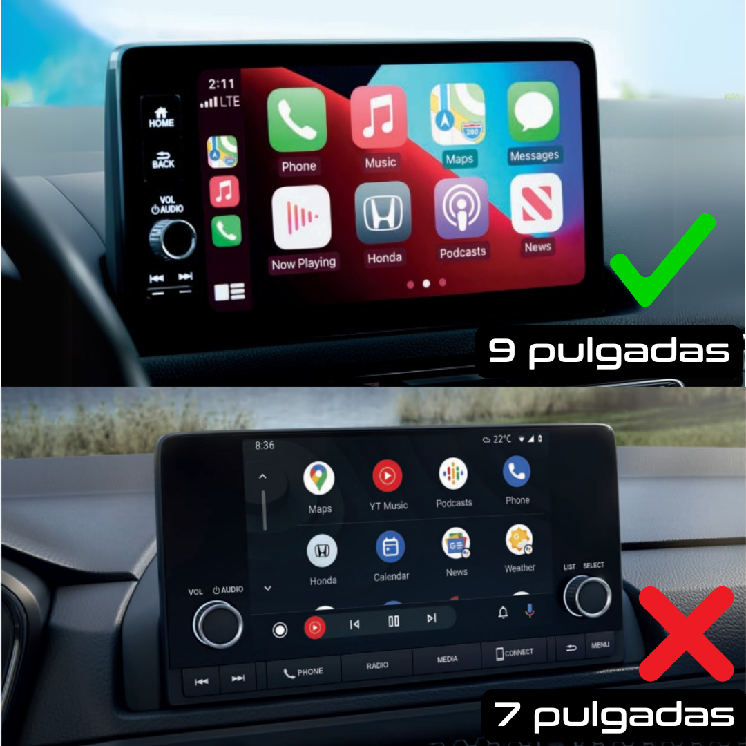 Protector Pantalla Cristal Honda Civic Cr-v Hr-v Pilot 2023 2024 2025