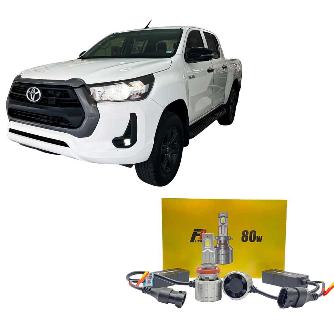 Luces LED Bajas para Toyota Hilux SR años 2021 - 2024