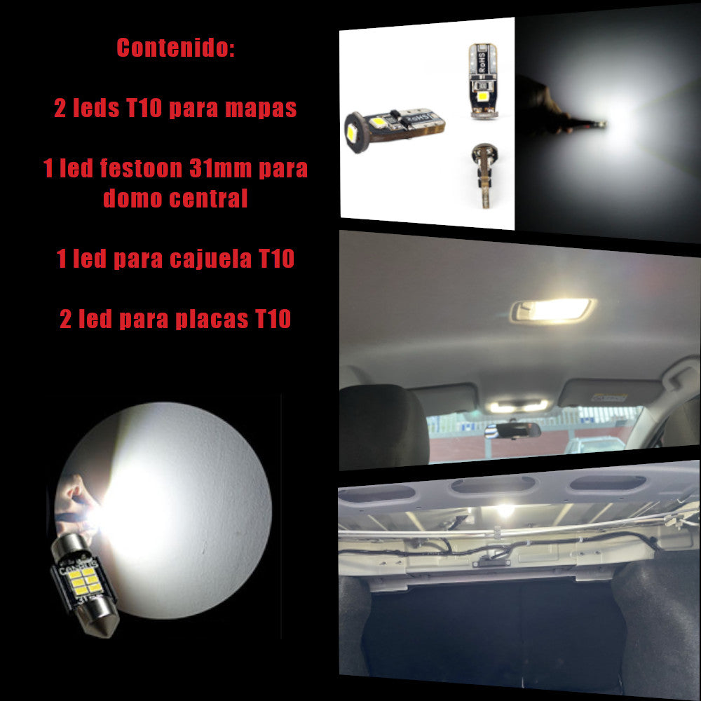 Kit leds de interiores Nissan Kicks 2017-2023