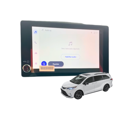 Protector Pantalla Cristal Templado Toyota Sienna LE 2025