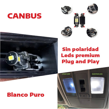 Kit Led De Interiores Ford Figo Años 2015 al 2021