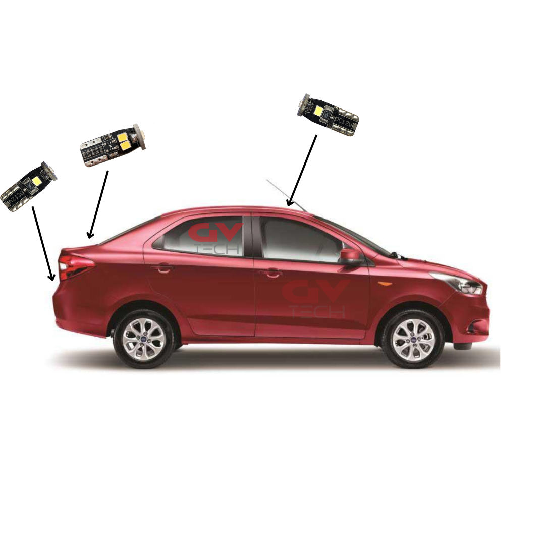 Kit Led De Interiores Ford Figo Años 2015 al 2021